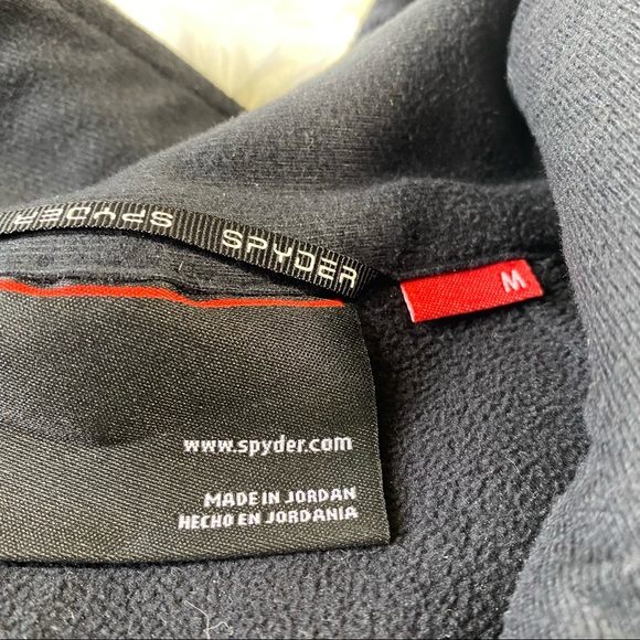 Women’s Spyder Half Zip Pullover Sweater Black Med - Picture 10 of 12